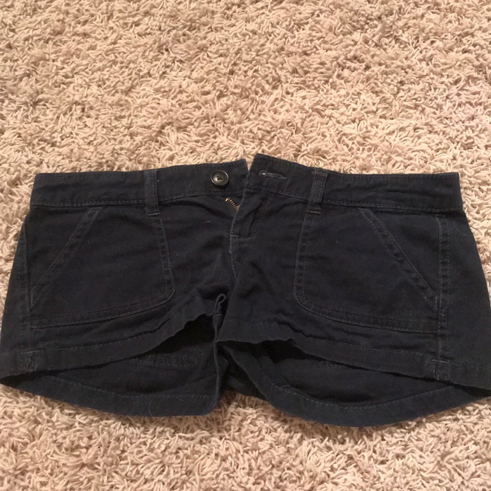 Navy cotton shorts from Hollister